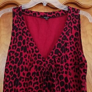 Express leopard print top